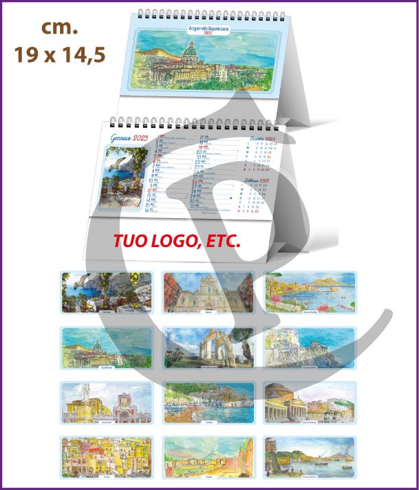 calendari-da tavolo 2025-personalizzati-Illustrati-da-scrivania-napoli-antica-h13